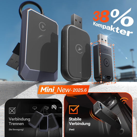 Apple Carplay-Adapter, Mattschwarz