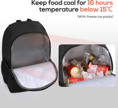 Kühlrucksack, Schwarz
