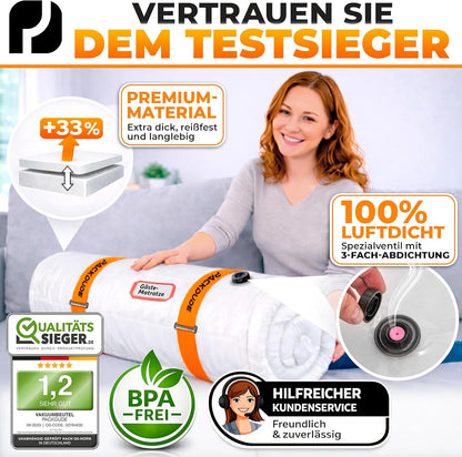 Vakuumbeutel für Matratzen bis 200 x 160 cm, Matratze Medium (bis 200x160cm)