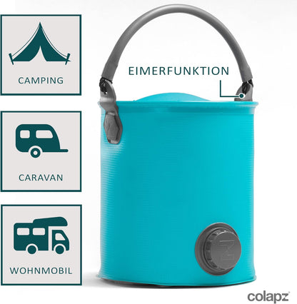 Faltbare Giesskanne & Eimer für Outdoor-Aktivitäten, Blau