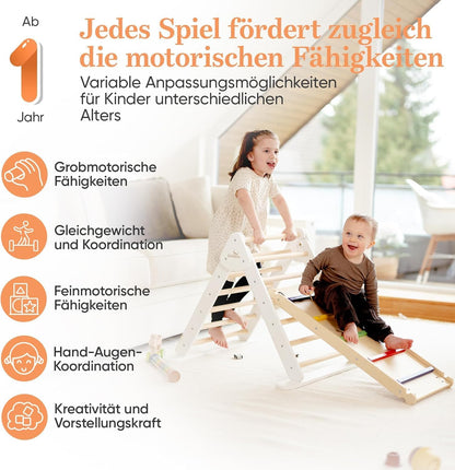 Kletterdreieck für Kinder (Indoor & Outdoor), 2T-Weiss