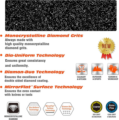 162N Diamant-Schleifstein, Diamant-Schleifstein-Set (203 X 76 mm)