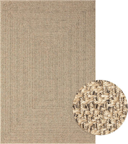Outdoor-Teppich im Jute-Look (60 x 90 cm), 60 x 90 cm Natur-2