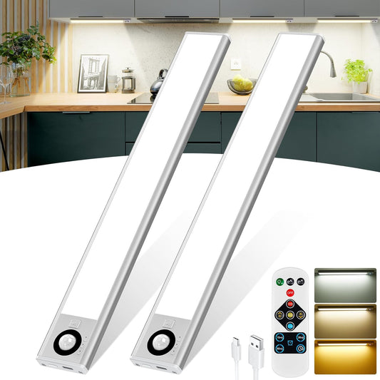LED Unterbauleuchte mit Bewegungsmelder, 2 St&#xFC;ck