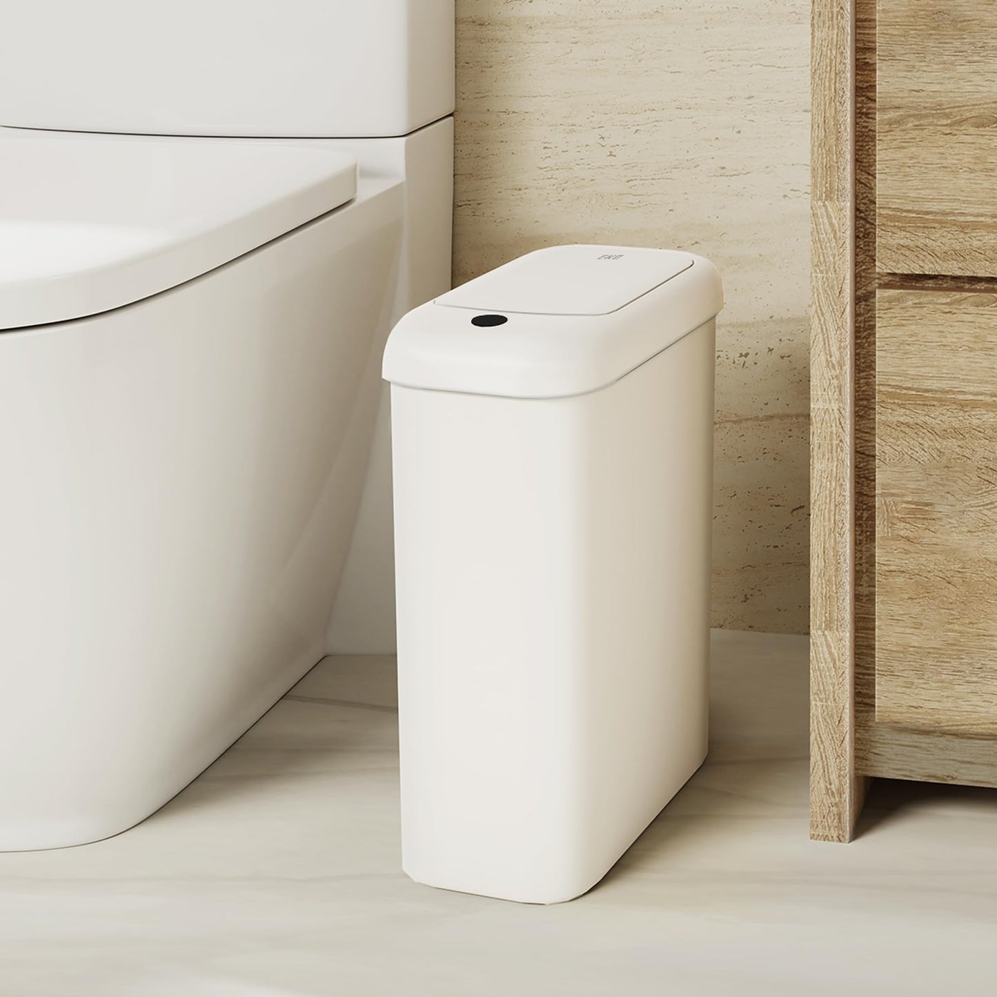 Automatischer Sensor-Mülleimer mit Innenbeleuchtung, 10 Liter-Sensor Weiss