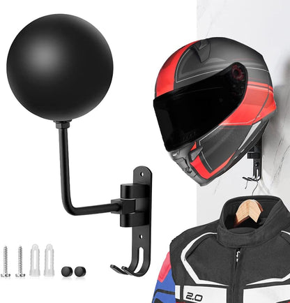 Motorradhelmhalterung