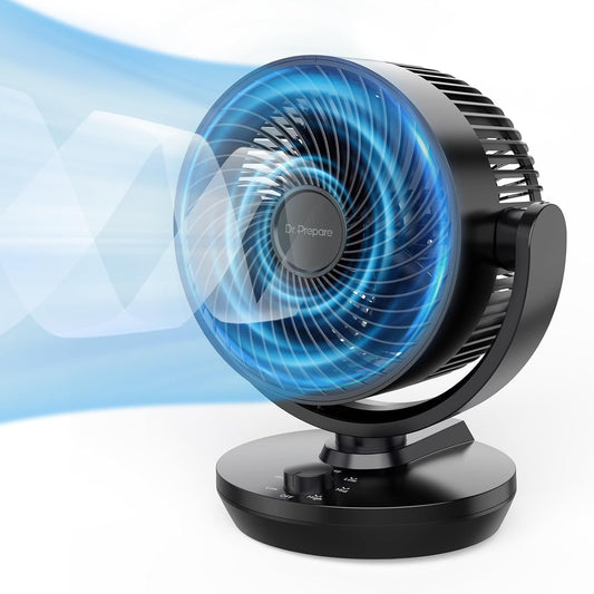 Leiser Tischventilator mit Oszillation (8 Zoll), 8 Inch(upgrade)