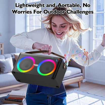 Karaoke-Maschine mit Bluetooth und 2 Mikrofonen