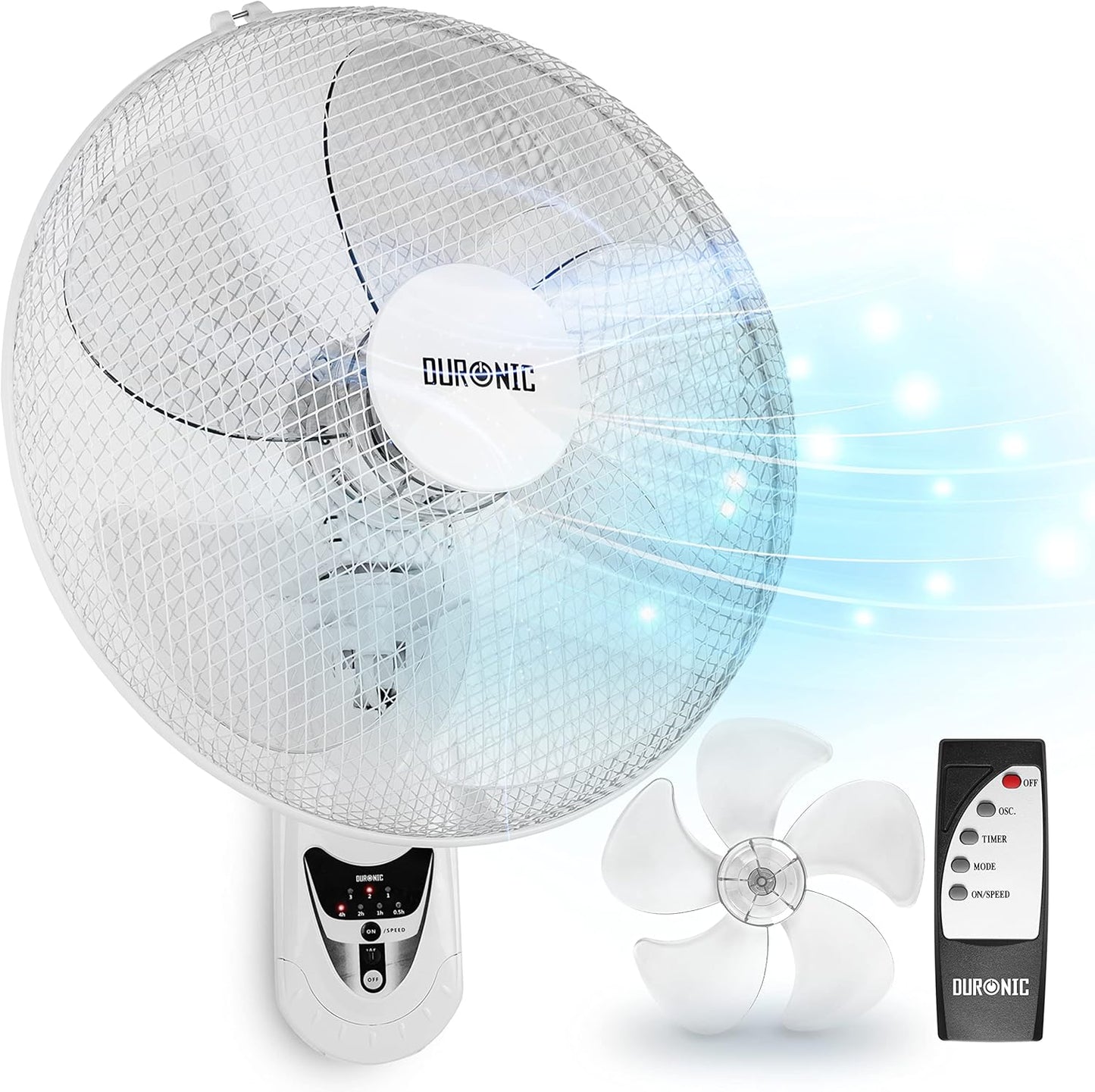 Wandventilator FN55 WE mit Fernbedienung, Modern