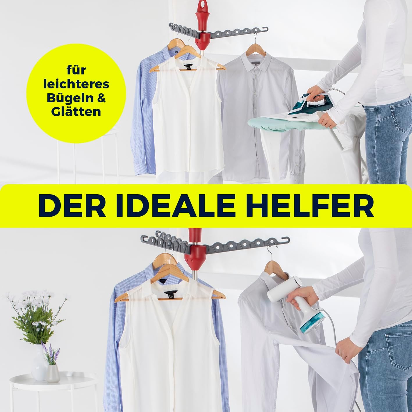 Wäscheständer Vario zusammenklappbar, Wäscheständer Vario