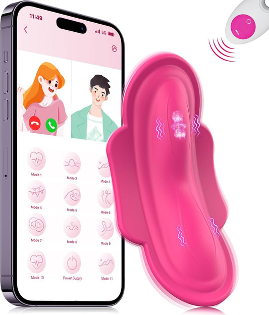 Mini Vibrator mit Fernbedienung und App-Steuerung