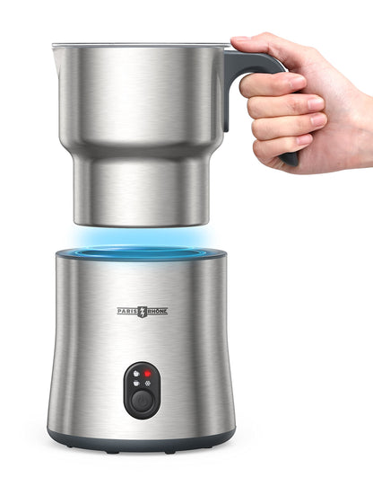 4-in-1 Elektrischer Milchaufschäumer, spülmaschinenfest, 500 ML