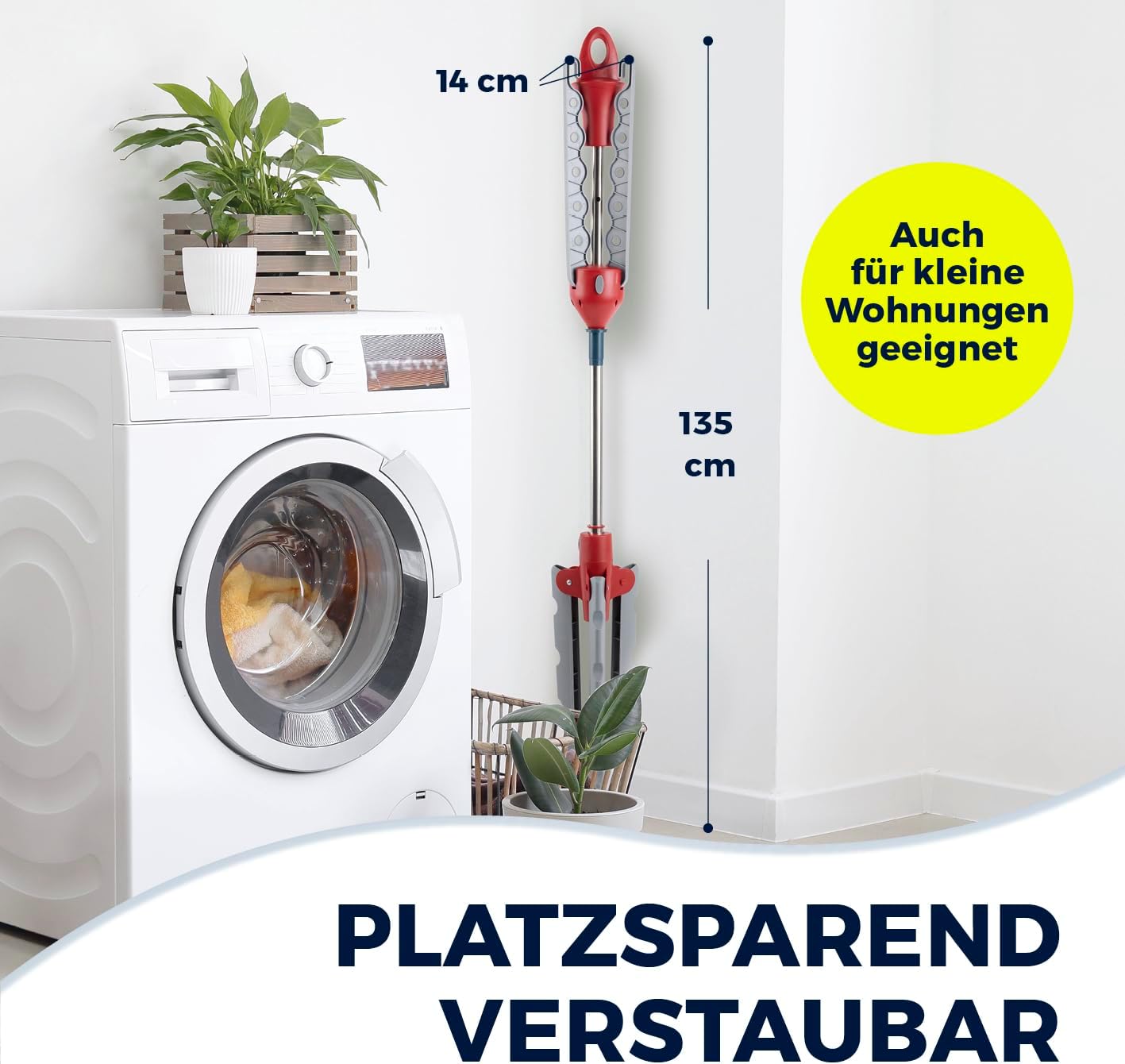 Wäscheständer Vario zusammenklappbar, Wäscheständer Vario