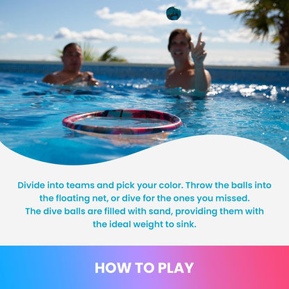 Pool-Spielzeug-Wurfspiel: Dunk or Dive