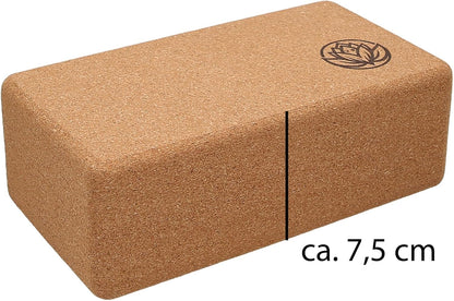 2er Set Yogablöcke, 2 Stück ; Braun