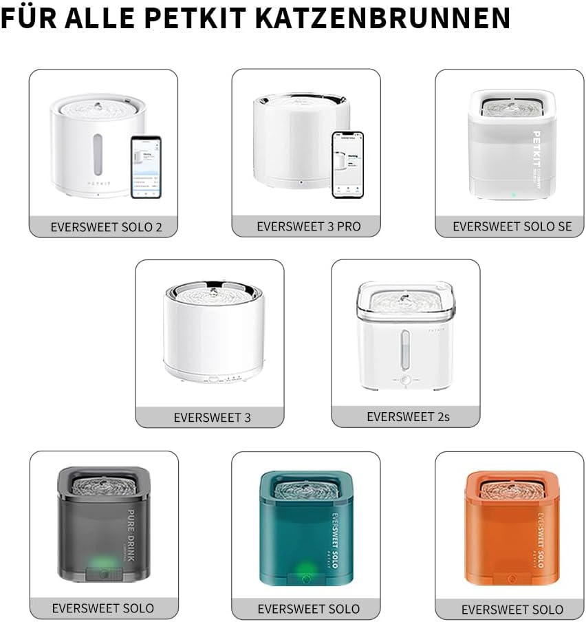 Eversweet Filter 3.0 für Trinkbrunnen, 5 Stück, 3.0 5pcs