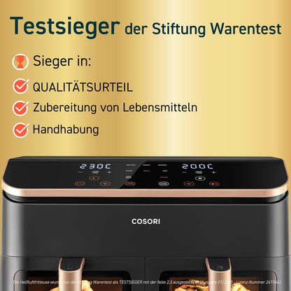 Heissluftfritteuse, 8.5L Gold