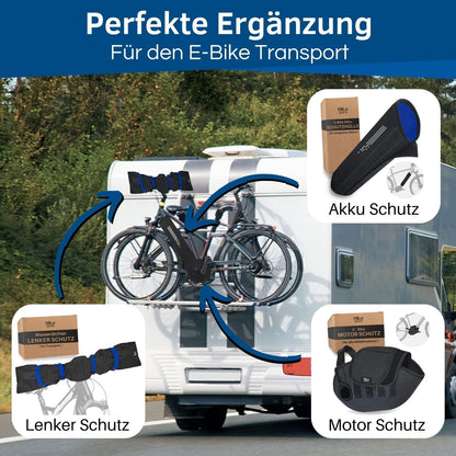 Lenkerschutzhülle für E-Bikes - Wasserdichter Transportschutz, Rot