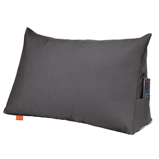 Keilkissen für Rücken und Sofa (70 cm breit), Dunkelgrau 70 x 40 x 20 cm