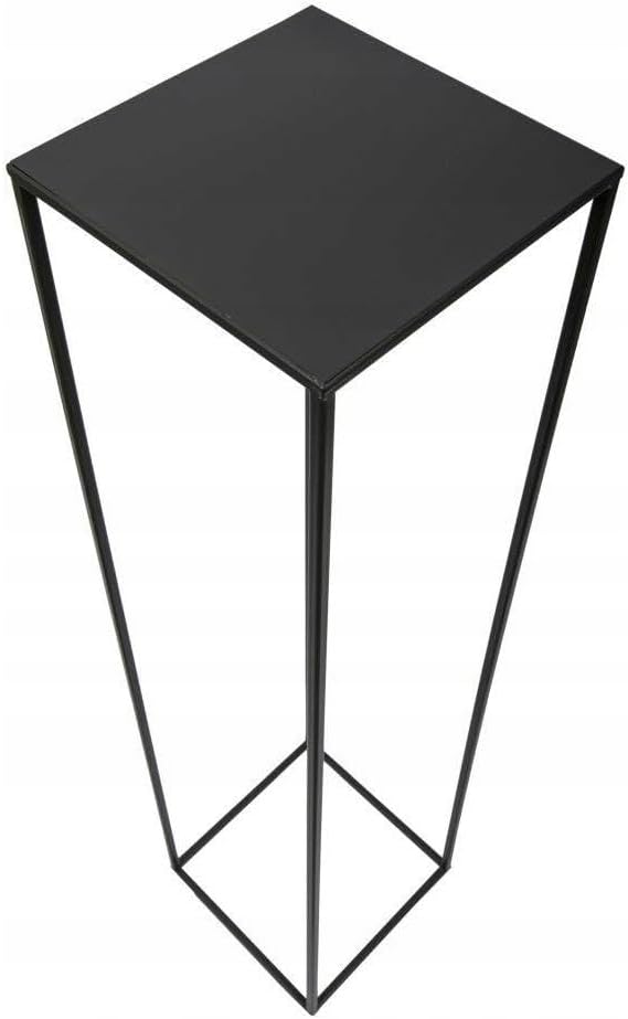Blumenständer aus Metall, 100 cm, Schwarz 100 cm