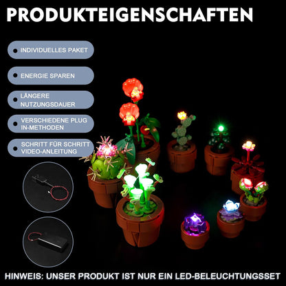 LED Licht Set für LEGO Mini Pflanzen (10329), 10329 Mini Pflanzen