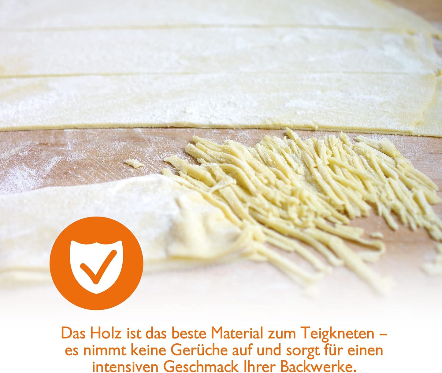 Teigbrett mit Anschlagleisten