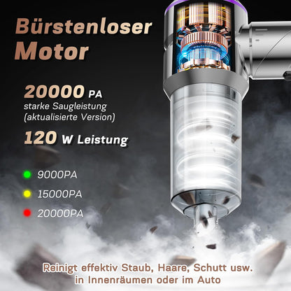 Kabelloser 4-in-1 Handstaubsauger, Silber