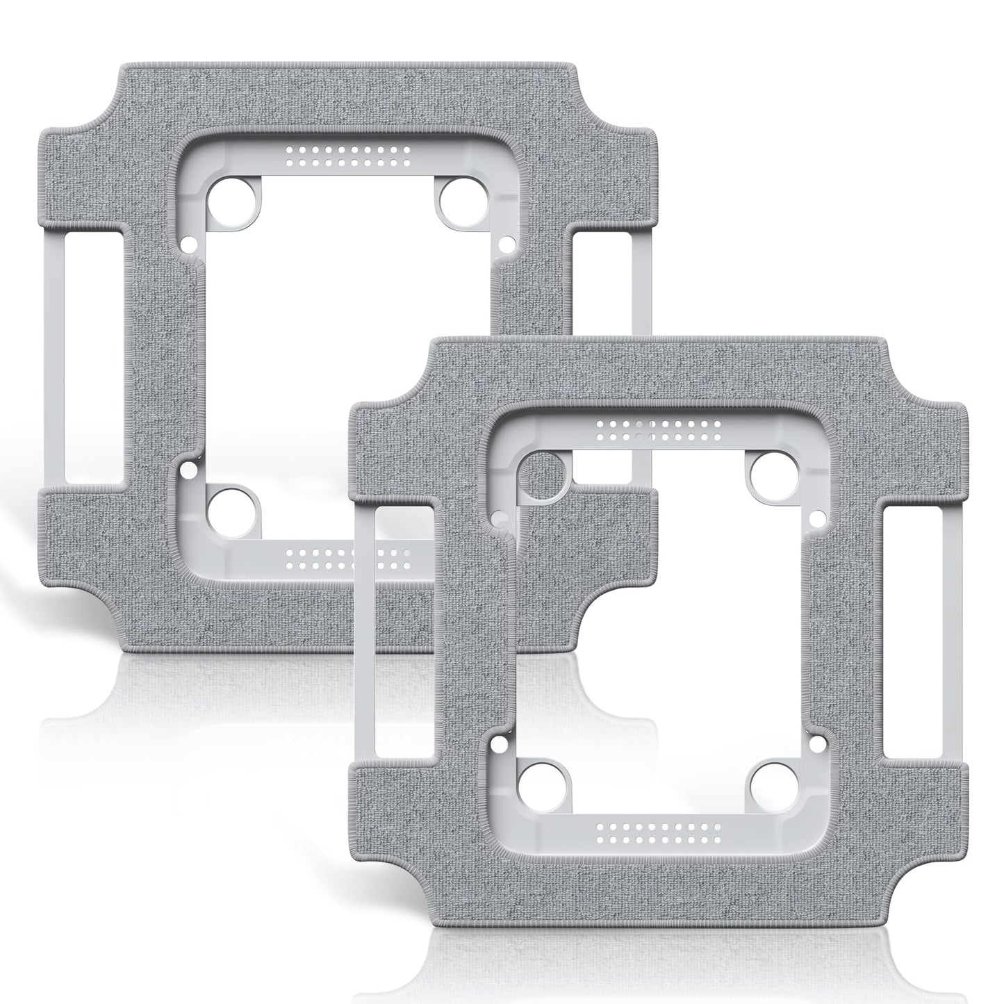 Reinigungspads für Winbot W3 Omni, 2 Stück, Grauweiss