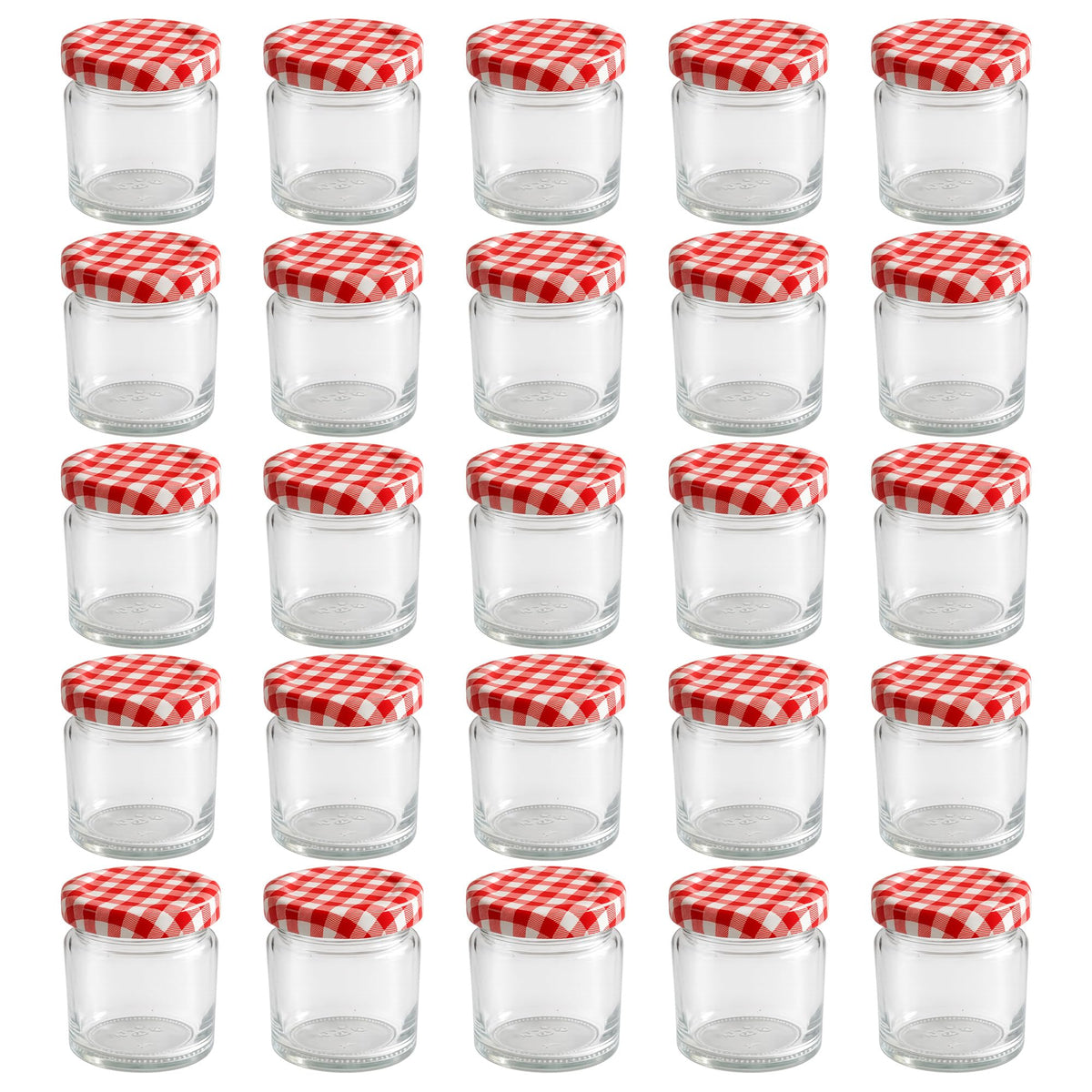 25er-Set Mini-Marmeladengläser, 50 ml, 50 ml 25