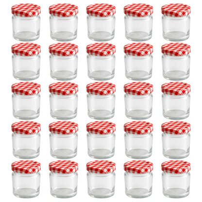 25er-Set Mini-Marmeladengläser, 50 ml, 50 ml 25