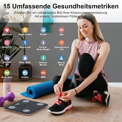 Körperfettwaage, 280 schwarz