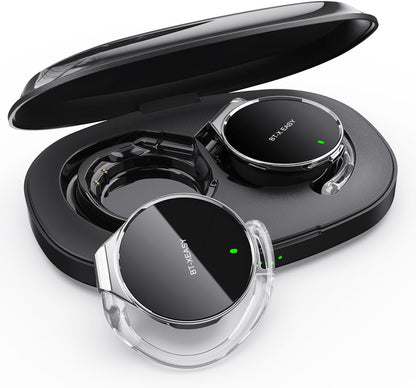 On Ear Kopfhörer Bluetooth mit Geräuschunterdrückung, Schwarz&silber&Black