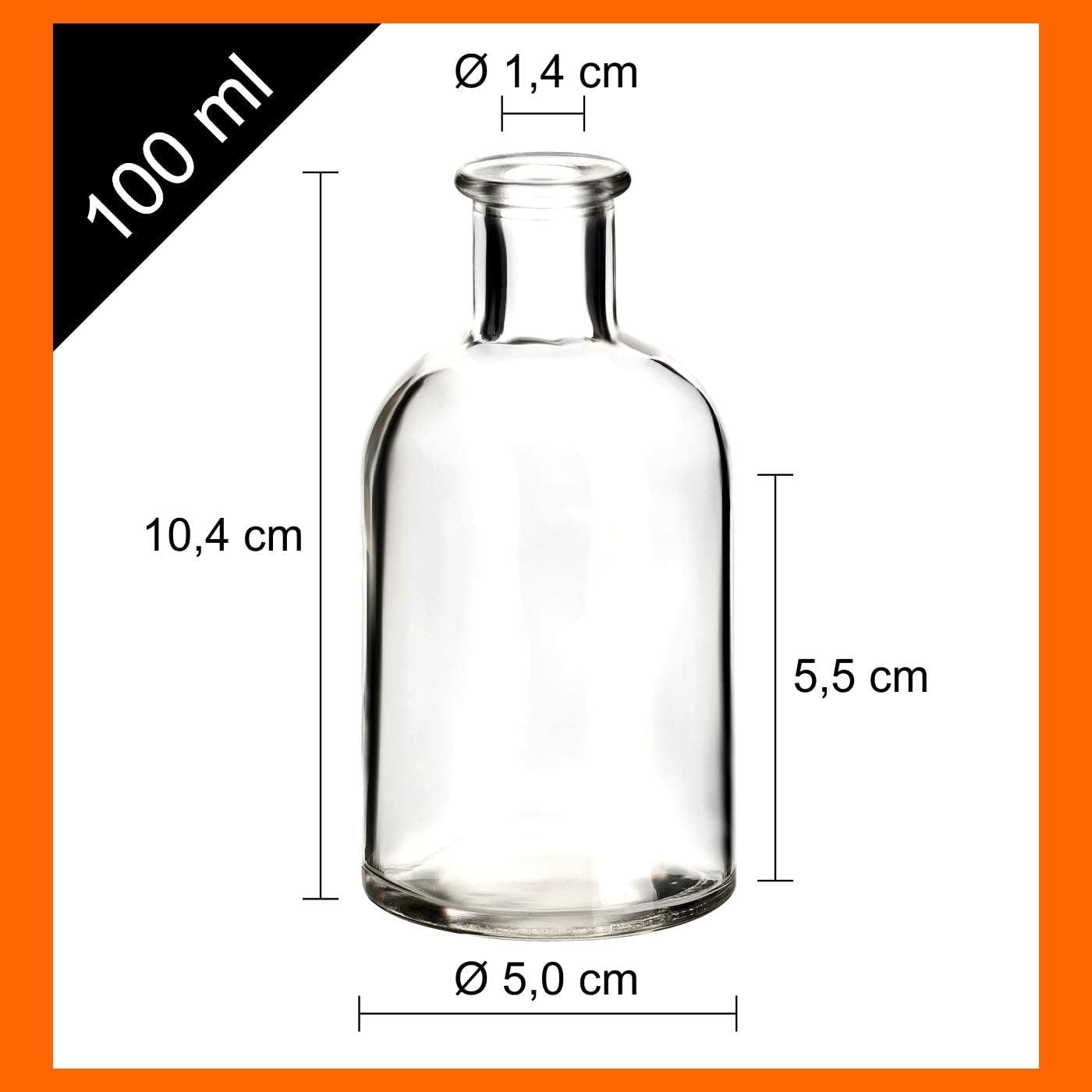12-teiliges Apothekerflaschen-Set inkl. Korken