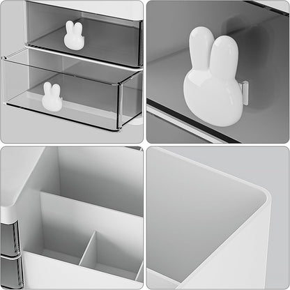Kosmetik Organizer mit Schubladen, Weiss