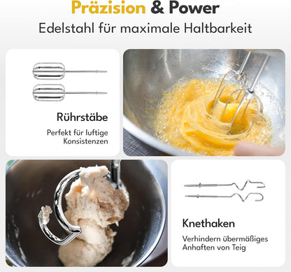Handmixer 400W mit 5 Stufen & Turbo