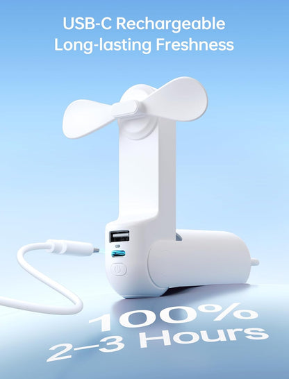 Mini-Handventilator, Weiss