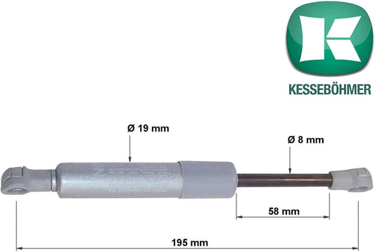 2 x Kesseböhmer Kompressionsfeder Lift-O-Mat
