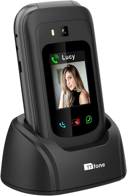 4G Senior Flip Handy mit Notfallhilfe-Taste, solo