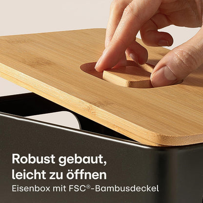 Kartoffel-, Knoblauch- und Zwiebel-Aufbewahrungsboxen-Set, 3-teilig