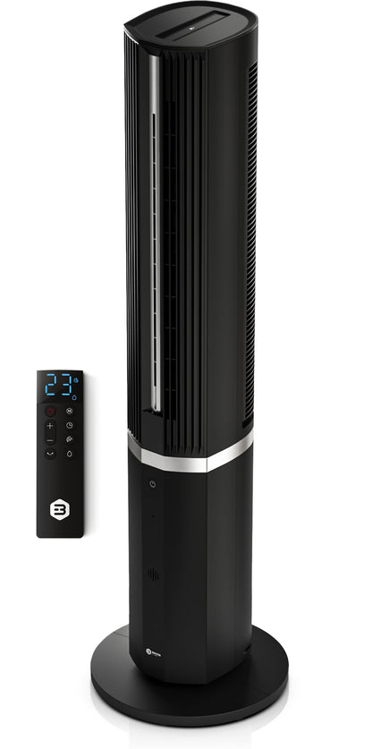 5-in-1 Turmventilator mit Wasserkühlung, VT-11-BL, Premium Black 5 Liter