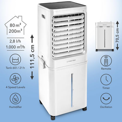 Aircooler PAE 81, 60l Weiss
