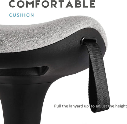Ergonomischer Arbeitshocker, Grau
