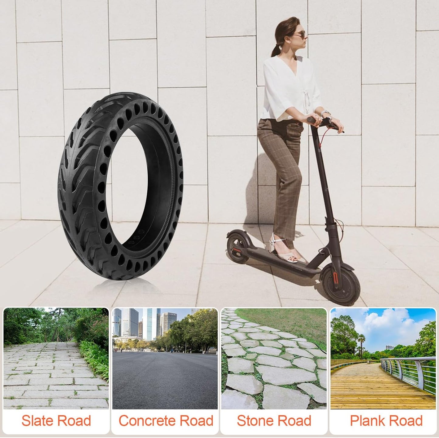 2 x Scooter Reifen für Xiaomi M365, 2PCS