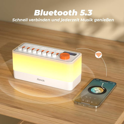 Bluetooth Lautsprecher S10 mit RGB-Licht & Naturgeräuschen