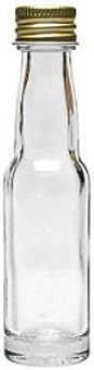 Mini Glasflaschen-Set mit Schraubverschluss (50 x 20ml), 50 x 20ml