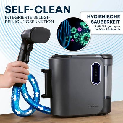 Polster- & Teppichreiniger Vapore Pro Steam 3in1, Schwarz Pro Steam Touch 2000W