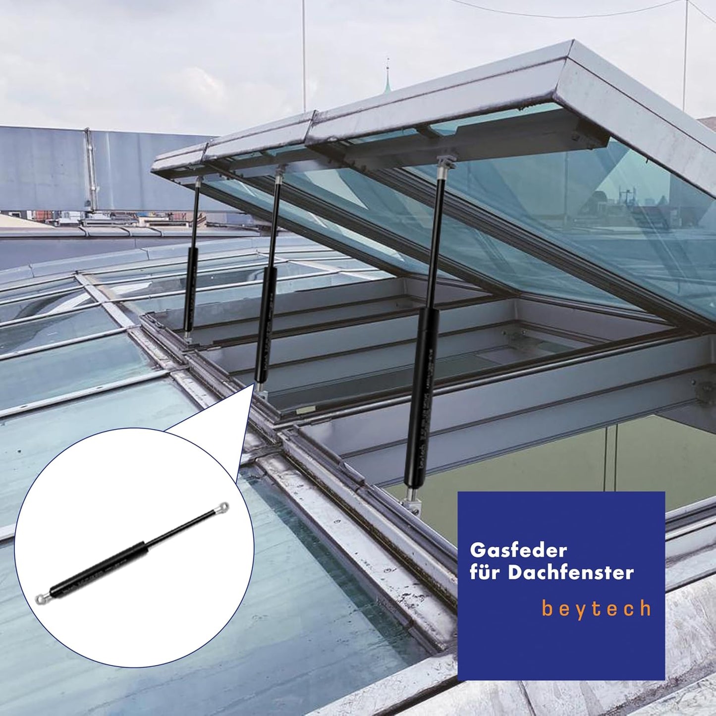 Gasdruckfeder für Türen & Autos, 200 Newton 250 mm