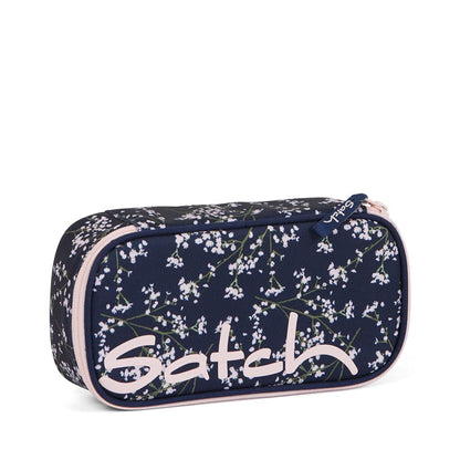 Grosse Schlamperbox mit Stiftehalter, Bloomy Breeze - Dunkelblau