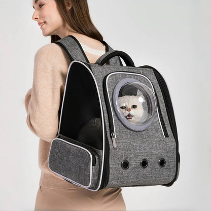 Haustier Rucksack-Raumkapsel, Grau