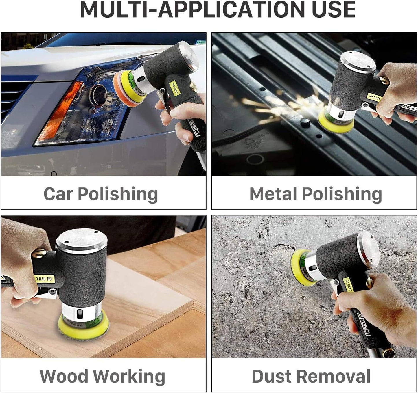 Druckluft Exzenterschleifer-Set